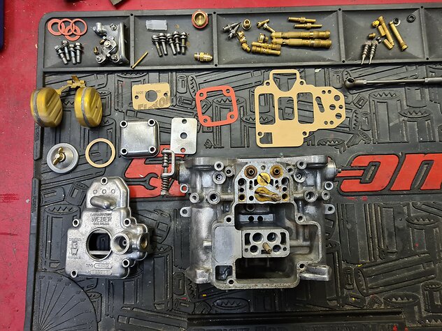In the Workshop/Restoration. Carburettor 1