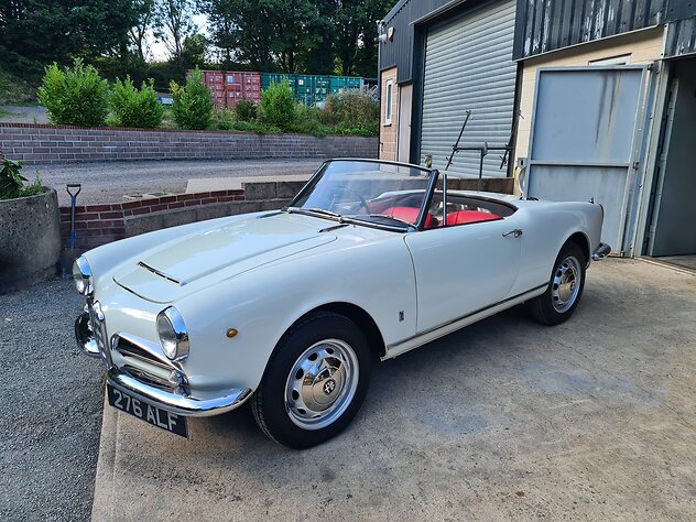 Classic Road and Race Cars for Sale. 101 Spider front 3/4